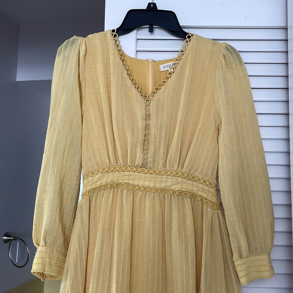 Roolee Yellow Maxi Dress - Picture 3 of 5